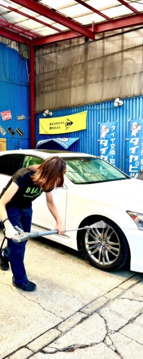 DELTAの洗車